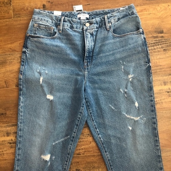 𝅺***nwt*** GOOD AMERICAN Weekender High-Waisted Jeans - Picture 9 of 16